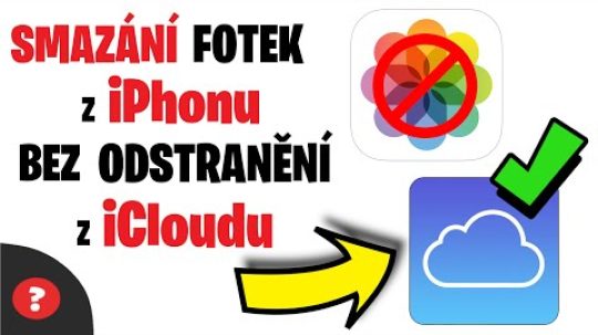 Jak SMAZAT FOTKY z iPhonu ale NE z iCloudu | iPhone / MOBIL