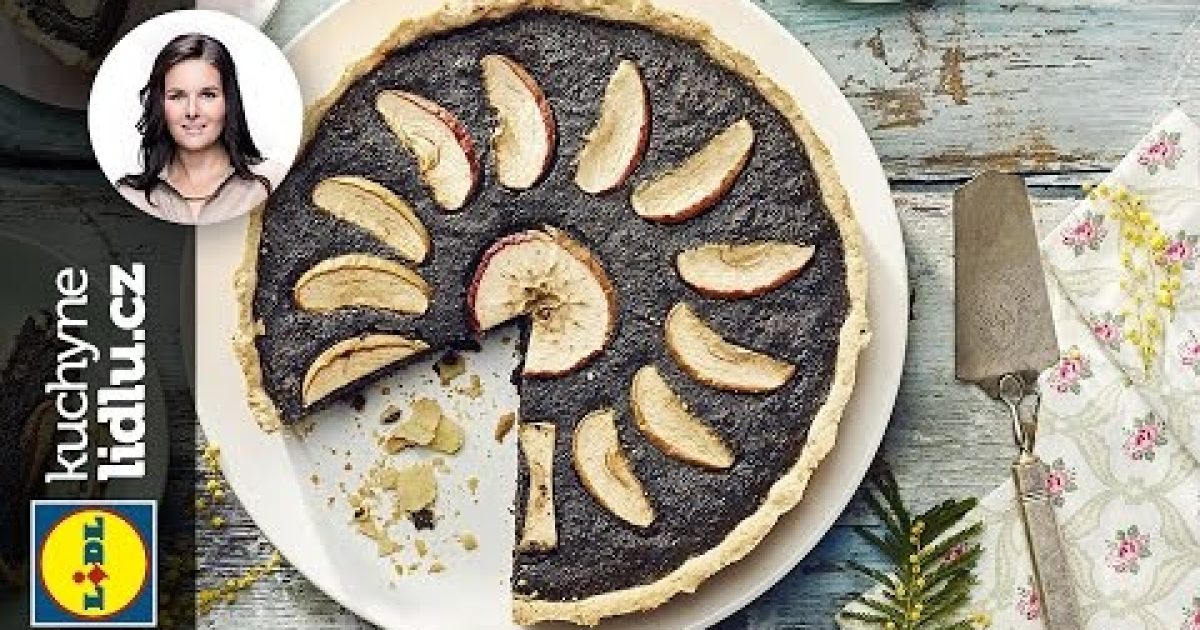 Makový koláč s jablky – Markéta Krajčovičová – RECEPTY KUCHYNE LIDLU