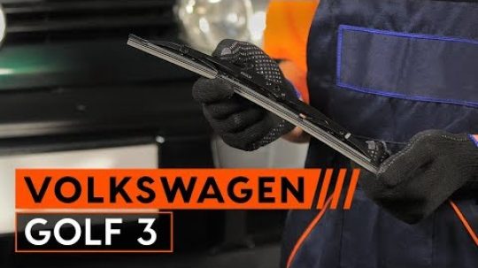 Jak vyměnit list stěrače na VW GOLF 3 1H1 Hatchback [NÁVOD AUTODOC]
