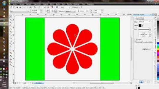 Exercise for Corel Draw – Taiwan Flag