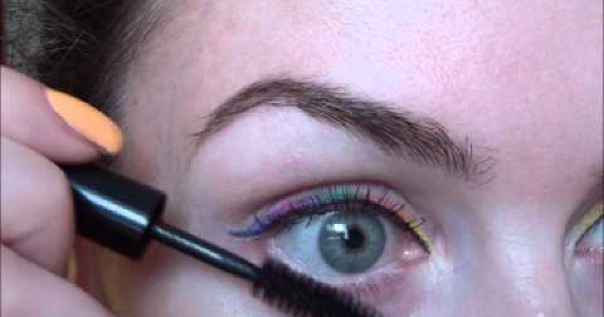 Duhová oční linka /  Rainbow eyeliner
