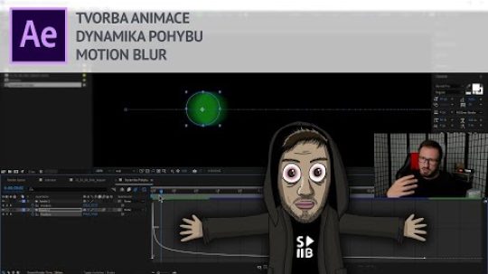 AFTER EFFECTS – Tvorba Animace | Dynamika Pohybu | Motion Blur (Twitch Stream)