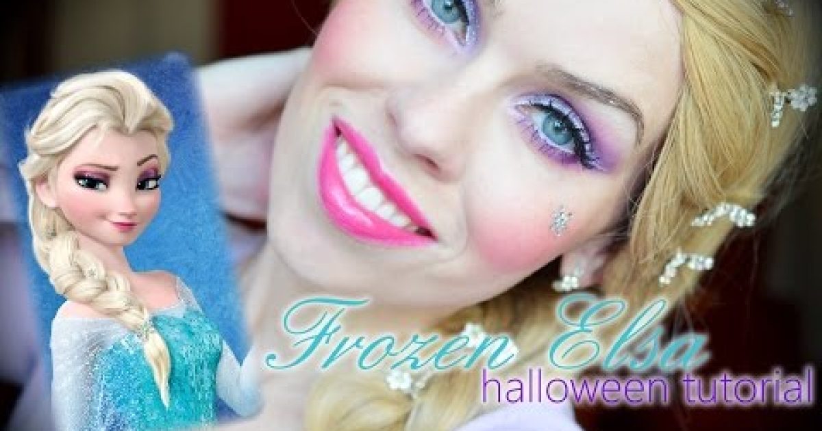 ❉ Frozen Elsa Halloween makeup tutorial ❉ / Elsa – ledová královna