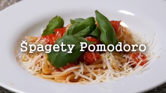 Nejlepší recept na pravé Italské špagety (POMODORO)