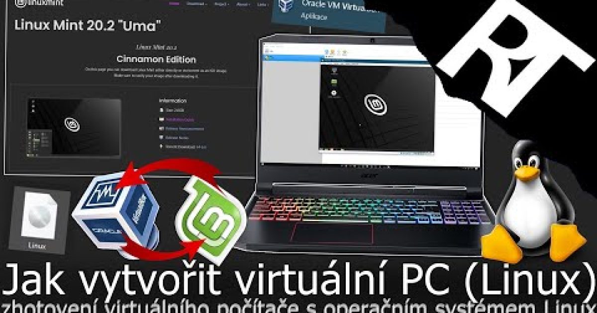 Jak vytvořit virtuální PC ( Linux ) VirtualBox – virtuální počítač | Jak nainstalovat Linux (návod)
