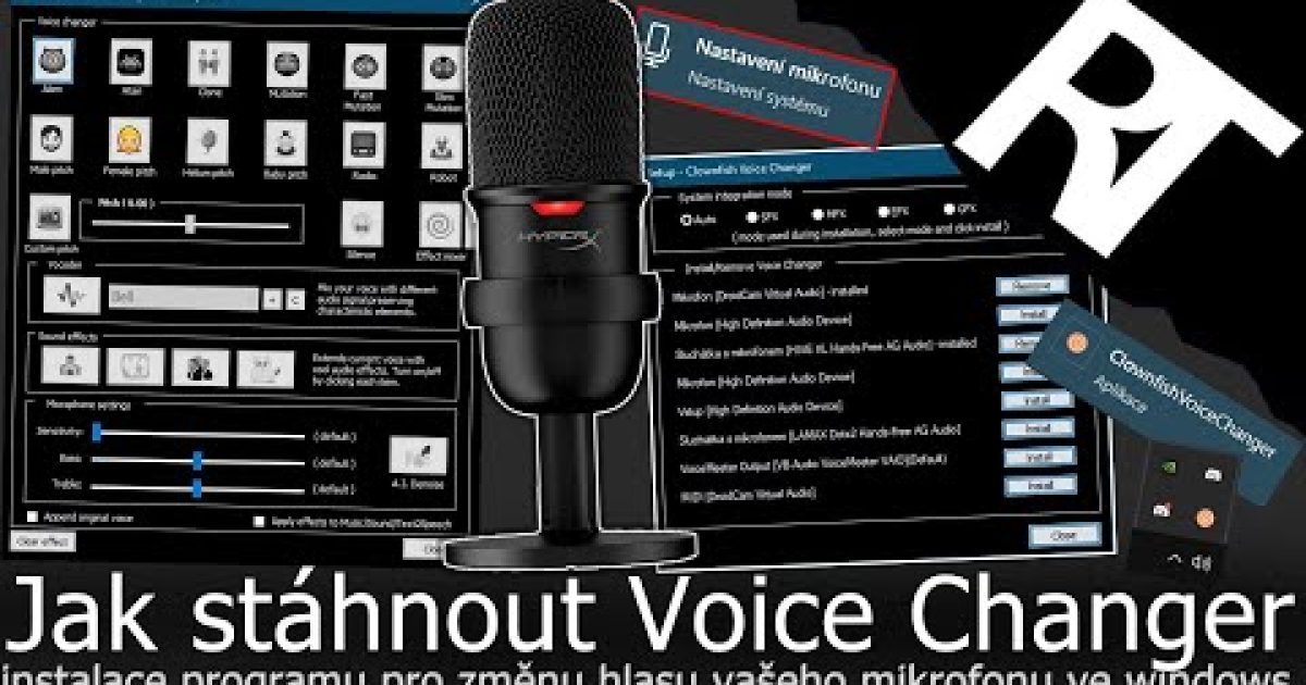 Jak stáhnout Voice Changer (měnič hlasu) Jak změnit hlas (tutoriál)
