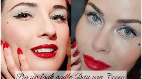 Pin up look podle Dity von Teese (22.video pro kamoska.cz)/ Dita von teese makeup look