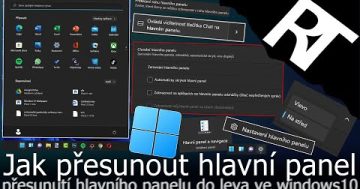 Windows 11 – Jak přesunout nabídku/lištu start (hlavní panel) – Jak nastavit hlavní panel (tutoriál)
