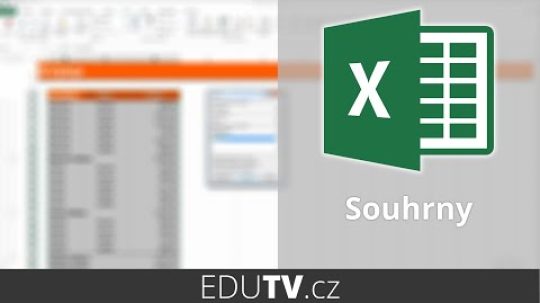K čemu slouží souhrn v Excelu? | EduTV